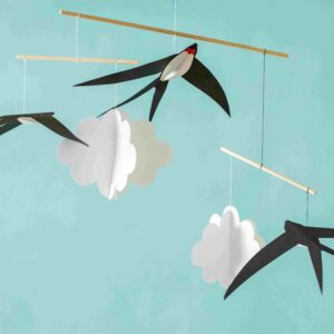 Montessori Swallows Baby Mobile DIY Kit