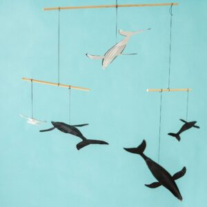 Montessori Whale Baby Mobile DIY Kit