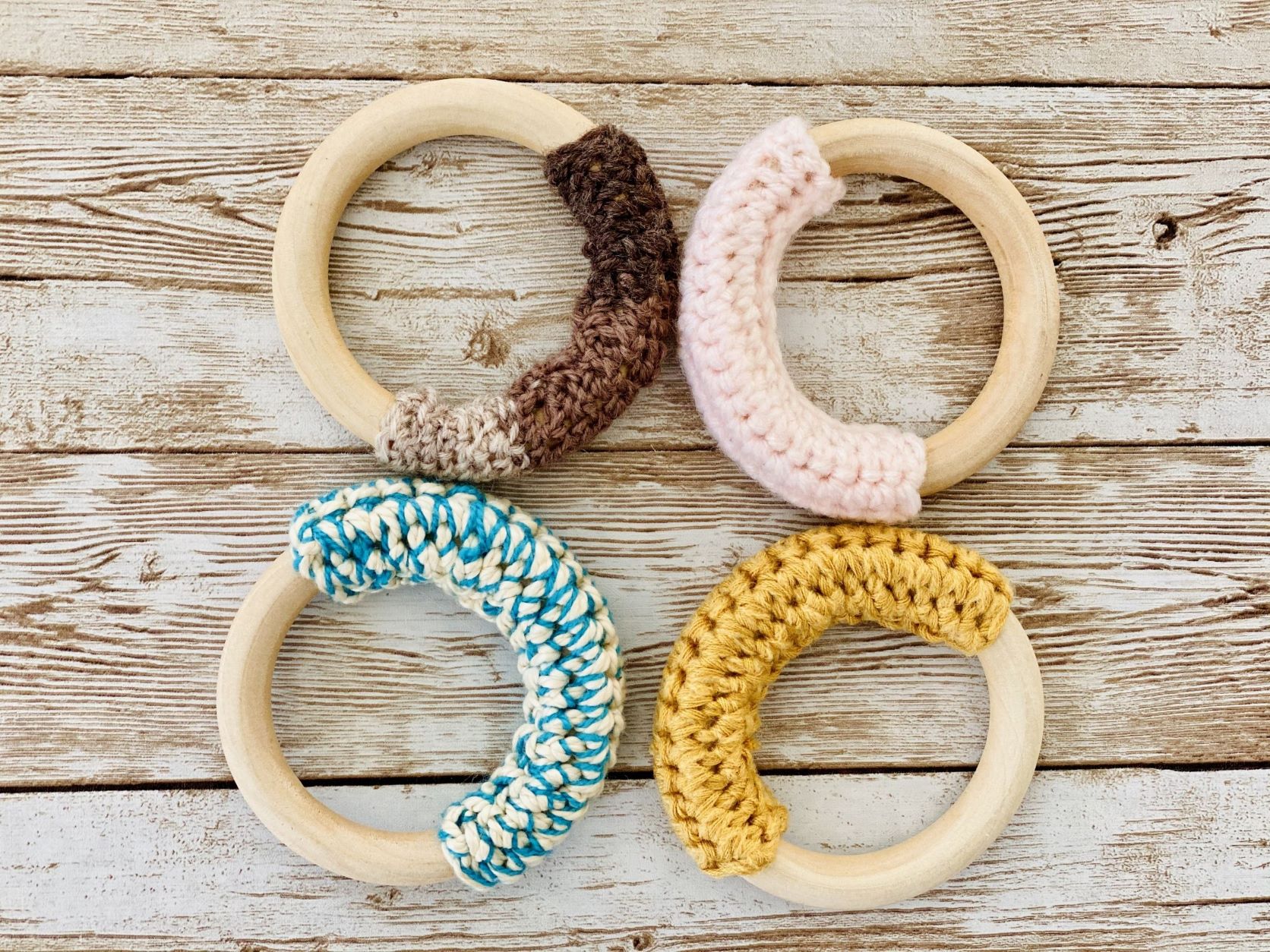 Buy Wedinard Wood Baby Teething Ring, Wooden Rings Smooth Surface Safe  Nontoxic Elegant Vintage for Children Teething(Default) Online at Low  Prices in India - Amazon.in
