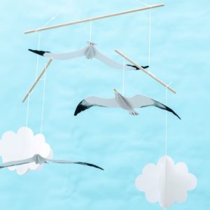 DIY Montessori Seagull mobile