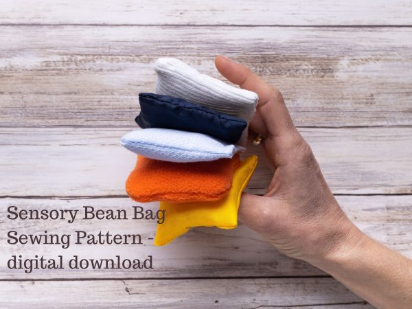DIY Sensory Bean Bags sewing pattern