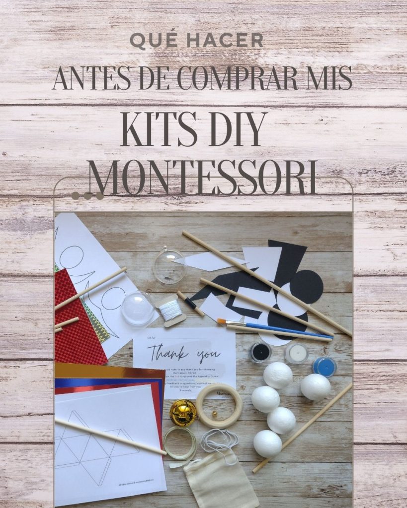 Qué hacer ANTES de comprar Mis Kits DIY de Móviles Montessori