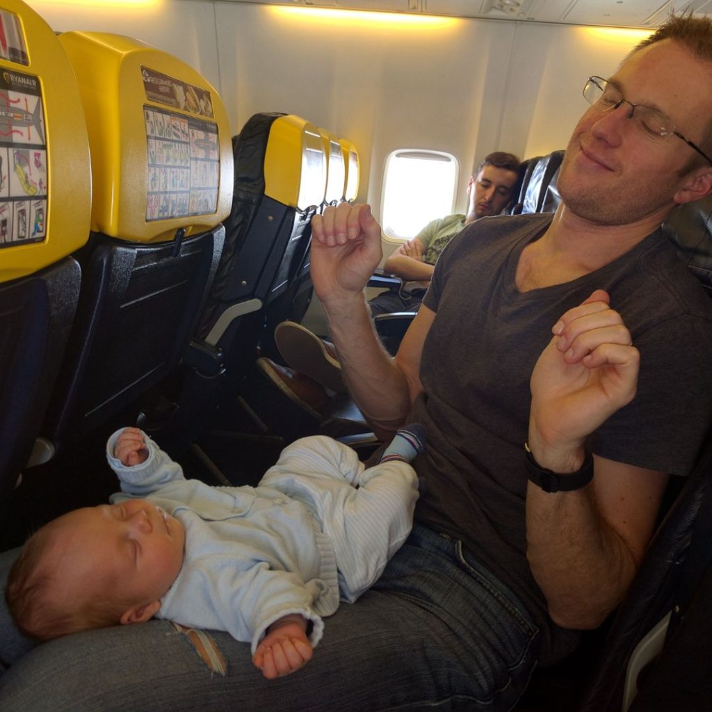 Flying with a baby - entertaining your baby