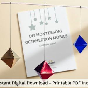 Printable DIY Montessori Octahedron