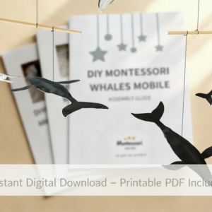 Printable DIY Montessori Whales