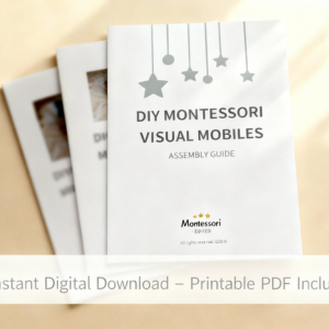 DIY Montessori Mobile Set printable square